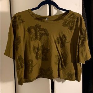 Zara cropped tee